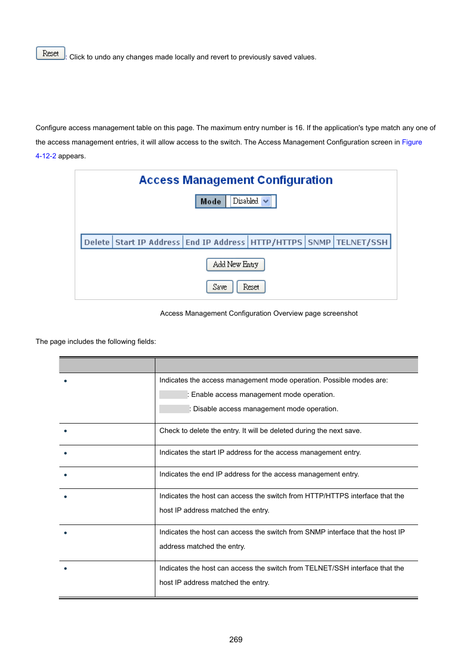 2 access management | PLANET XGSW-28040 User Manual | Page 269 / 574