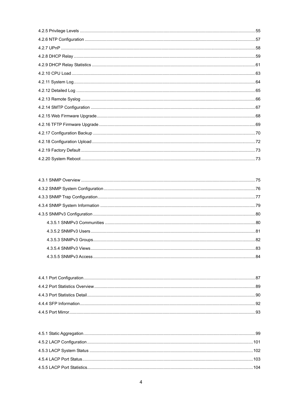 PLANET XGSW-28040 User Manual | Page 4 / 574