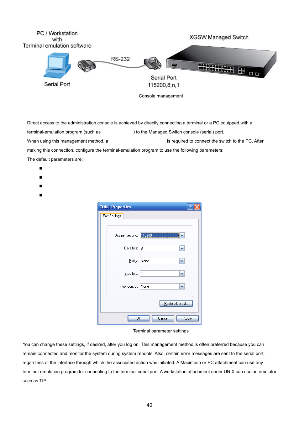 PLANET XGSW-28040 User Manual | Page 40 / 574