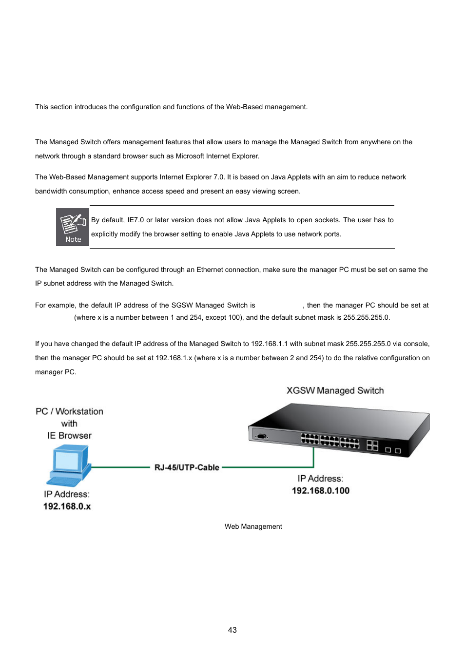 Web configuration | PLANET XGSW-28040 User Manual | Page 43 / 574