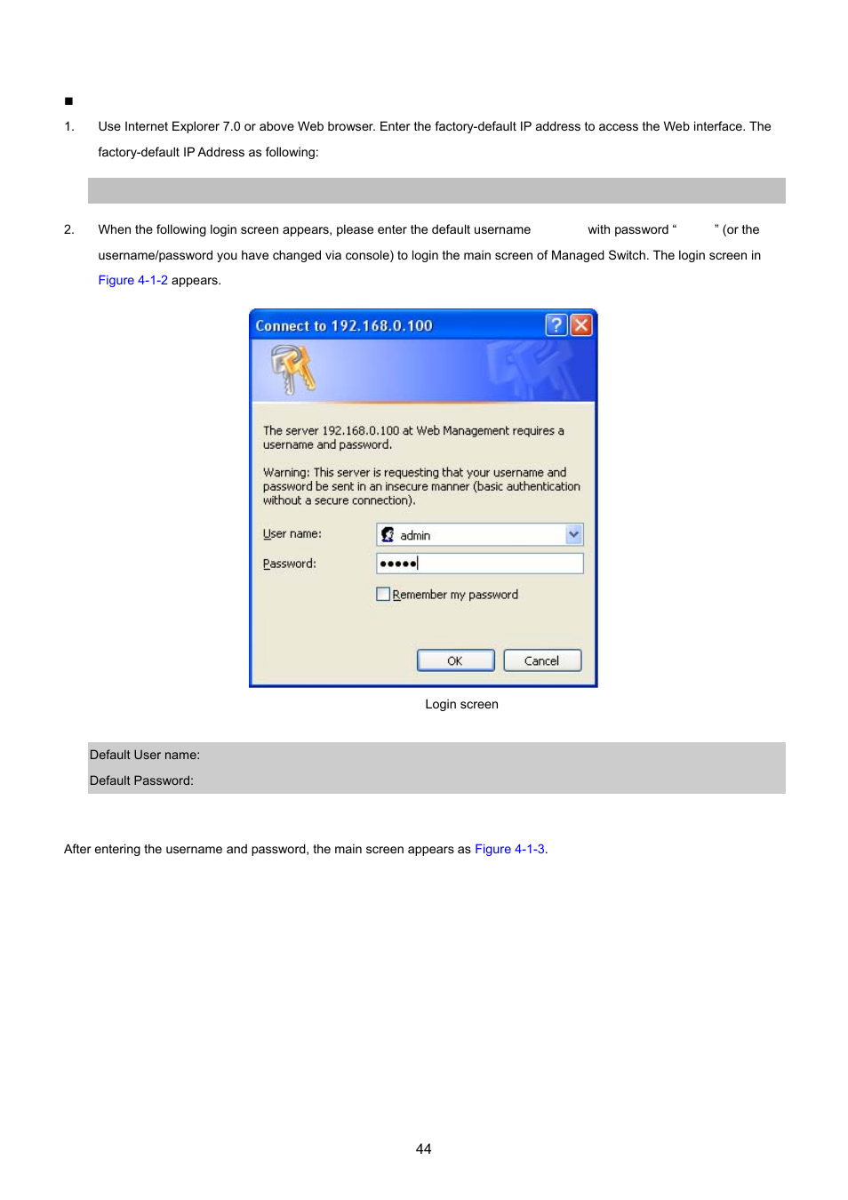 PLANET XGSW-28040 User Manual | Page 44 / 574