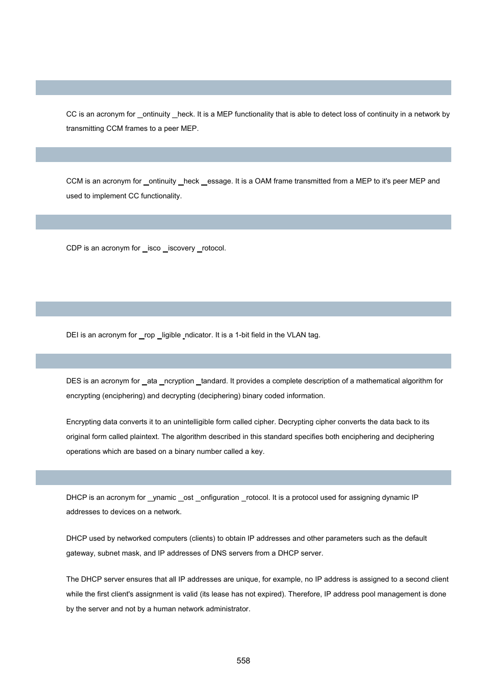 PLANET XGSW-28040 User Manual | Page 558 / 574