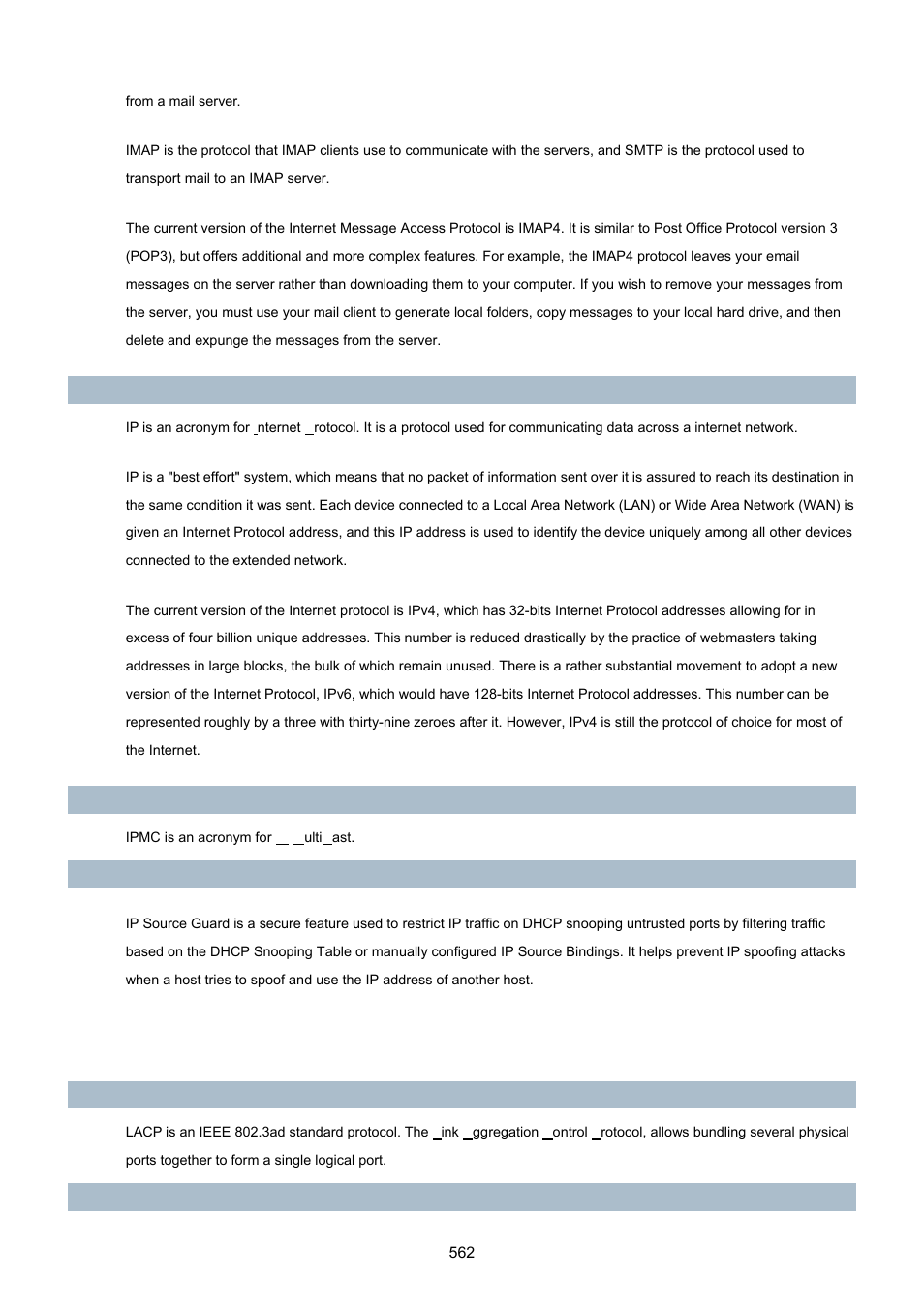 PLANET XGSW-28040 User Manual | Page 562 / 574