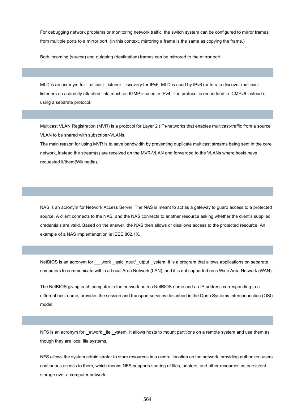 PLANET XGSW-28040 User Manual | Page 564 / 574