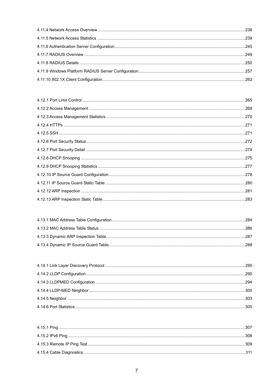 PLANET XGSW-28040 User Manual | Page 7 / 574