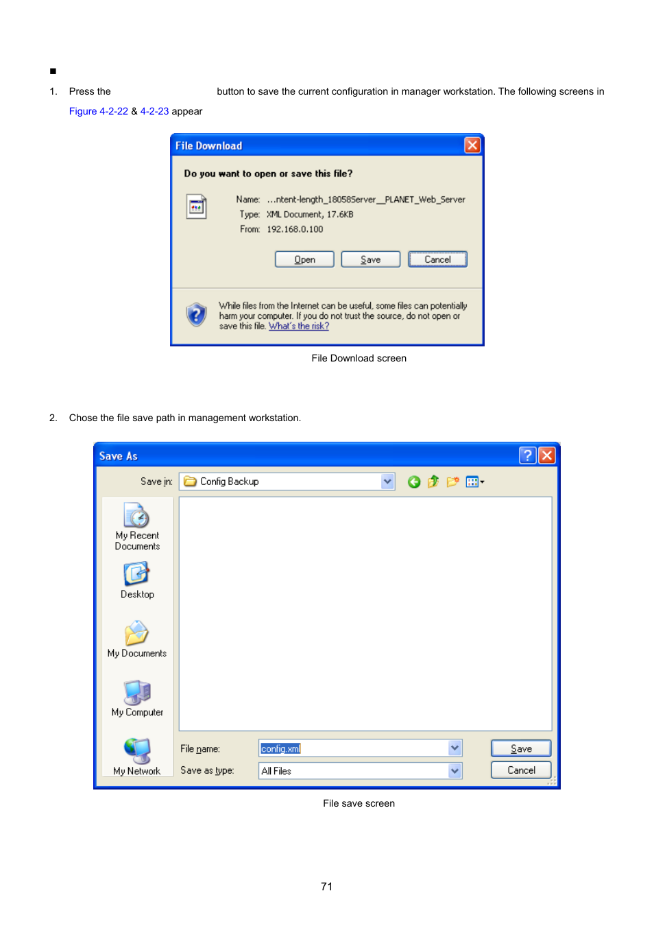 PLANET XGSW-28040 User Manual | Page 71 / 574