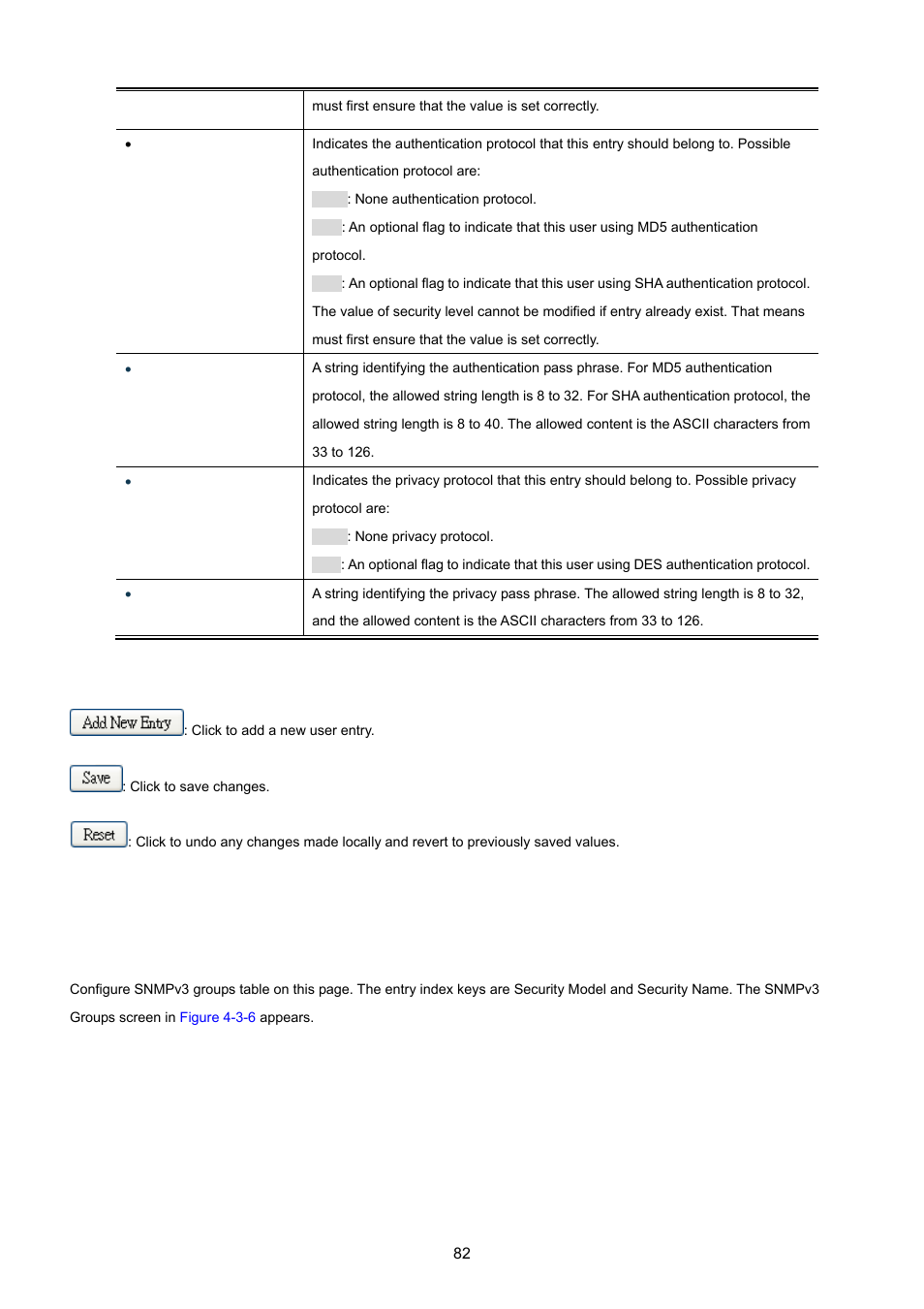 3 snmpv3 groups | PLANET XGSW-28040 User Manual | Page 82 / 574