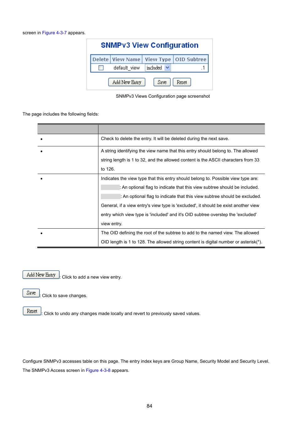 5 snmpv3 access | PLANET XGSW-28040 User Manual | Page 84 / 574