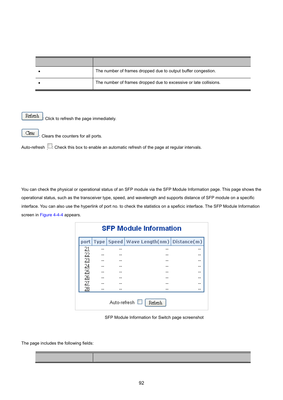 4 sfp information | PLANET XGSW-28040 User Manual | Page 92 / 574