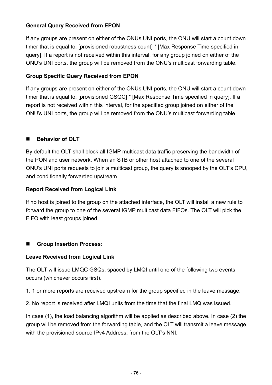 PLANET EPL-1000 User Manual | Page 76 / 83