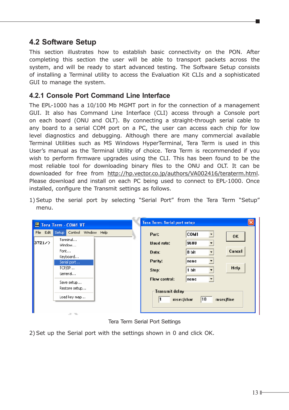 2 software setup | PLANET EPL-1000 User Manual | Page 13 / 20