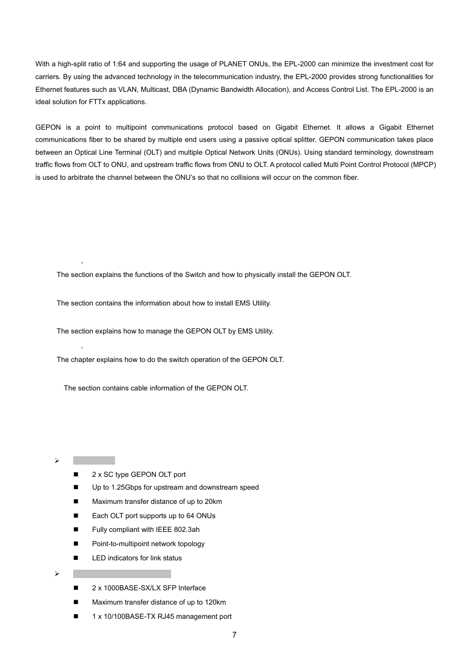 3 how to use this manual, 4 product features | PLANET EPL-2000 User Manual | Page 7 / 81