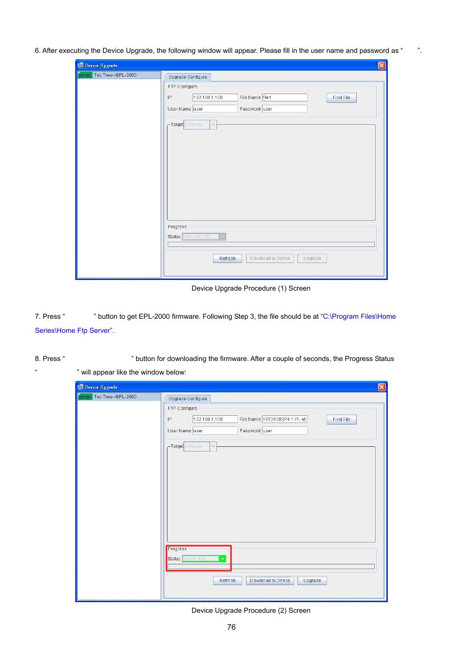 PLANET EPL-2000 User Manual | Page 76 / 81