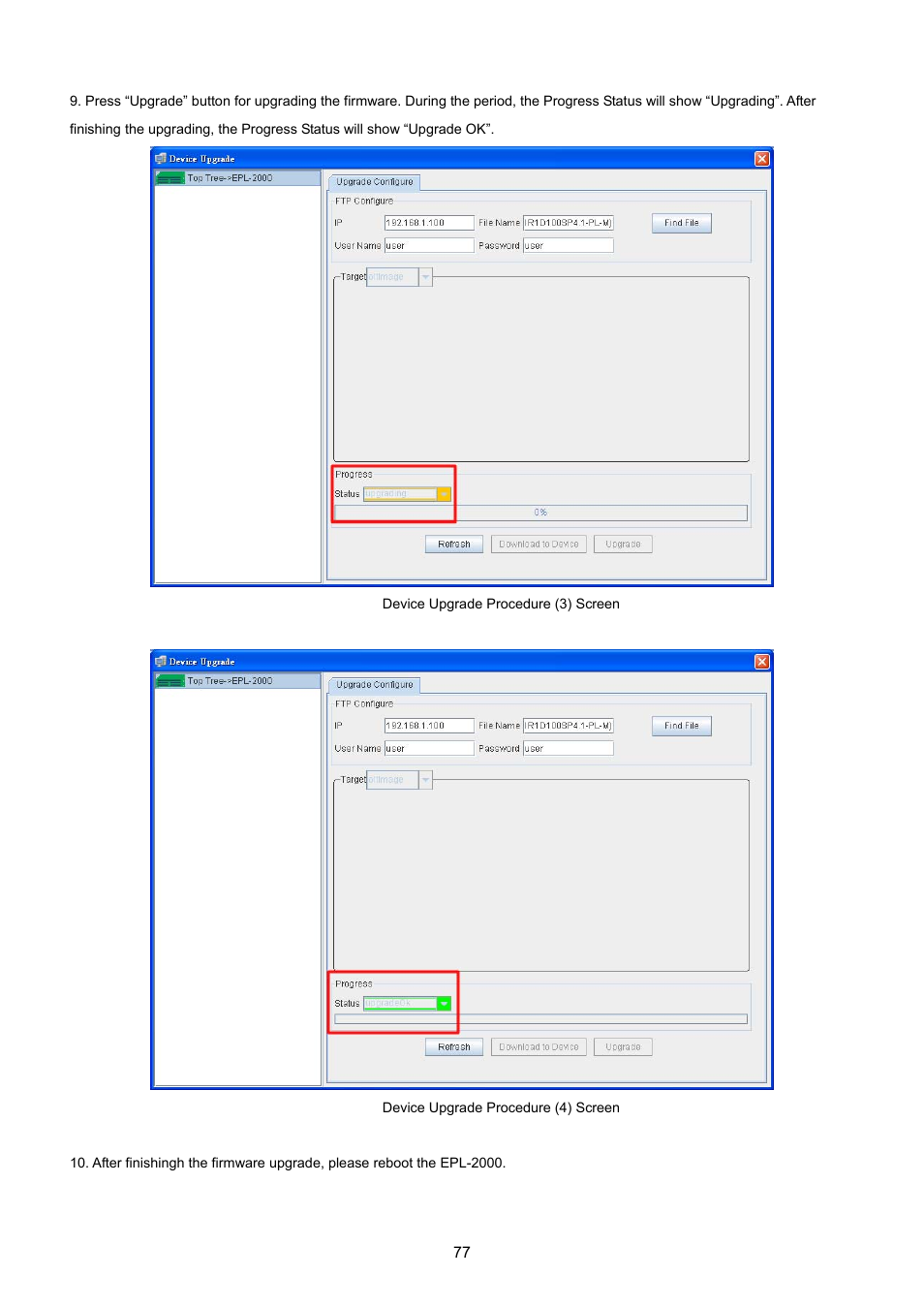 PLANET EPL-2000 User Manual | Page 77 / 81