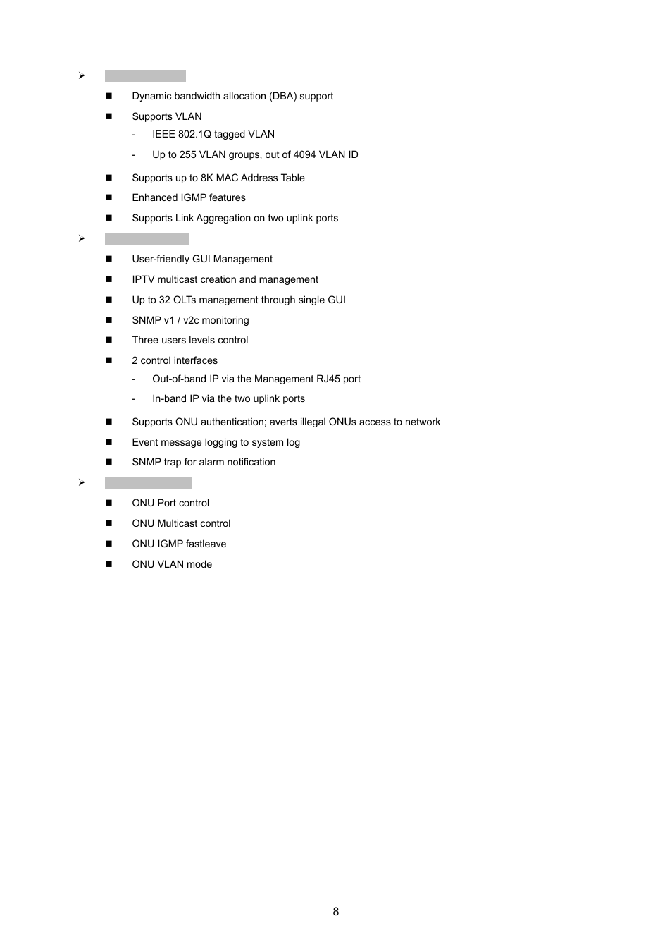 PLANET EPL-2000 User Manual | Page 8 / 81