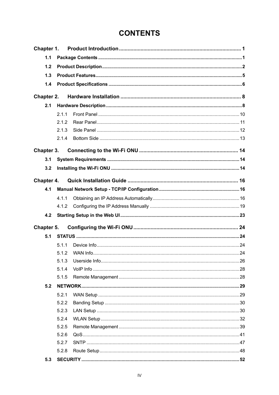 PLANET EPN-402NV User Manual | Page 5 / 104