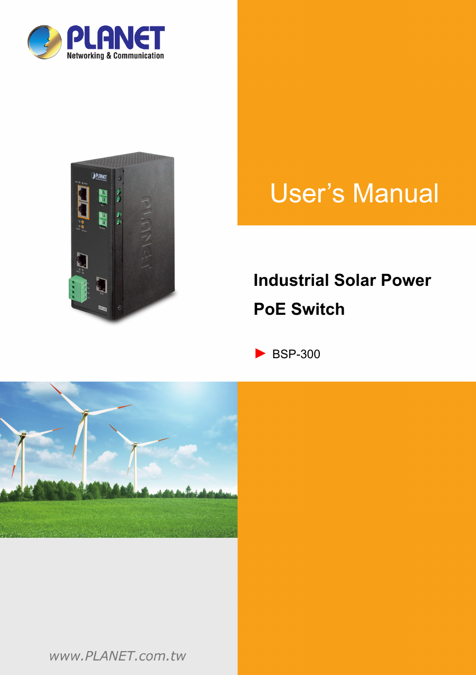 PLANET BSP-300 User Manual | 35 pages