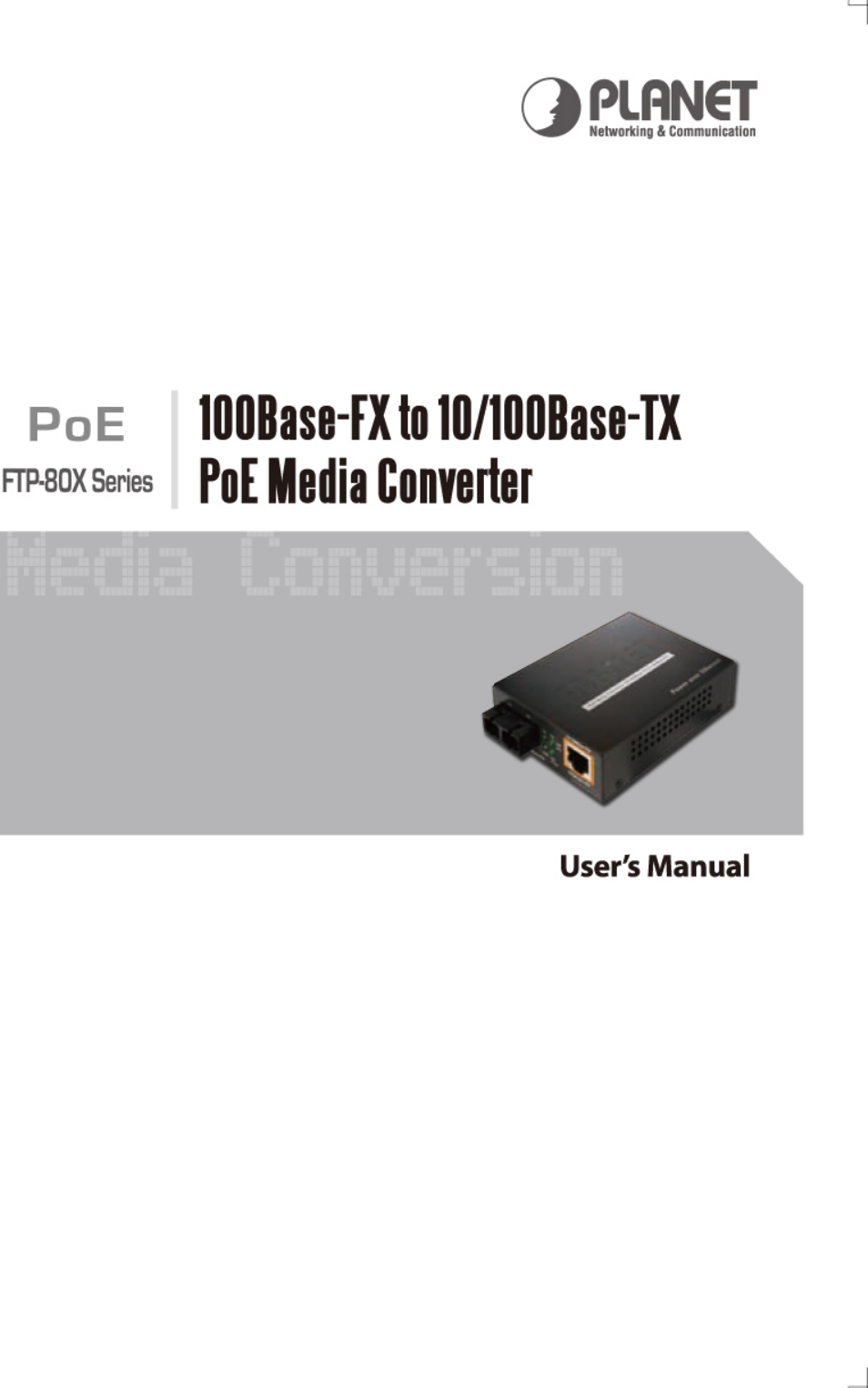 PLANET FTP-802 User Manual | 22 pages
