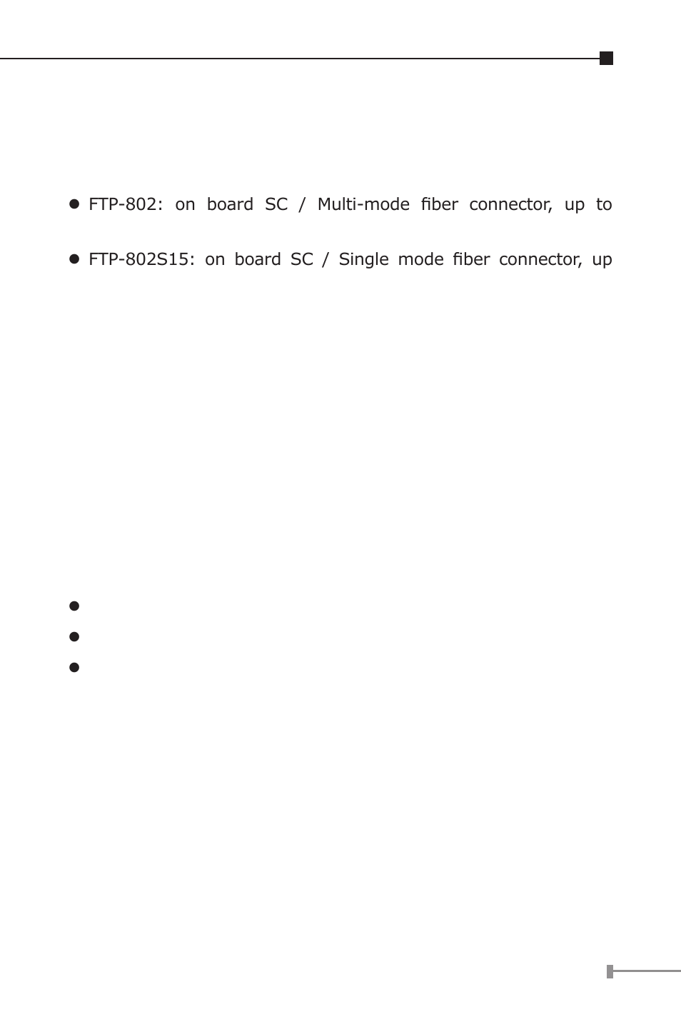 Model list, Checklist | PLANET FTP-802 User Manual | Page 8 / 22