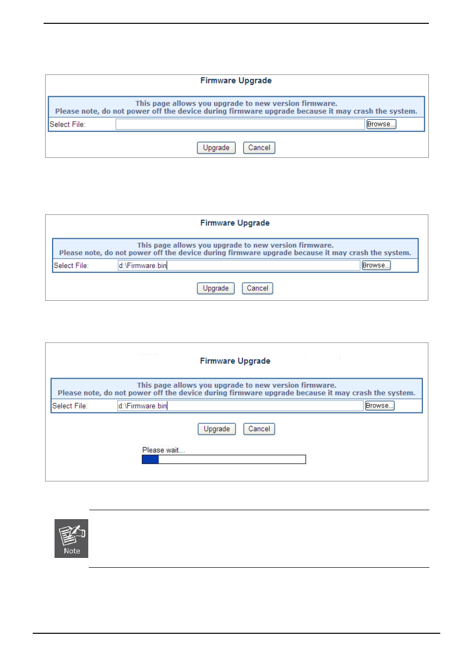 5 firmware upgrade | PLANET HPOE-1200G User Manual | Page 28 / 57
