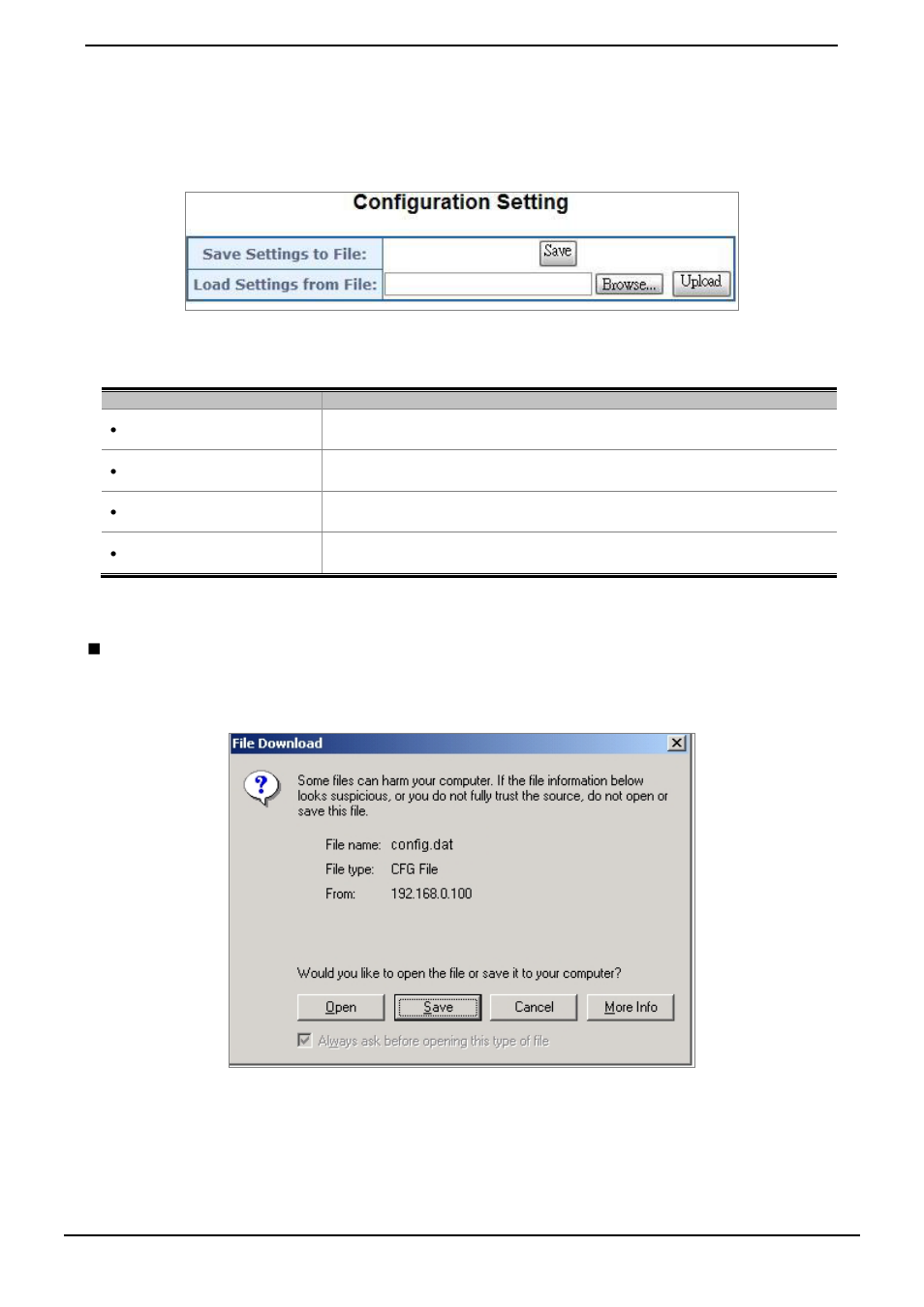 6 configuration setting, Configuration download | PLANET HPOE-1200G User Manual | Page 29 / 57