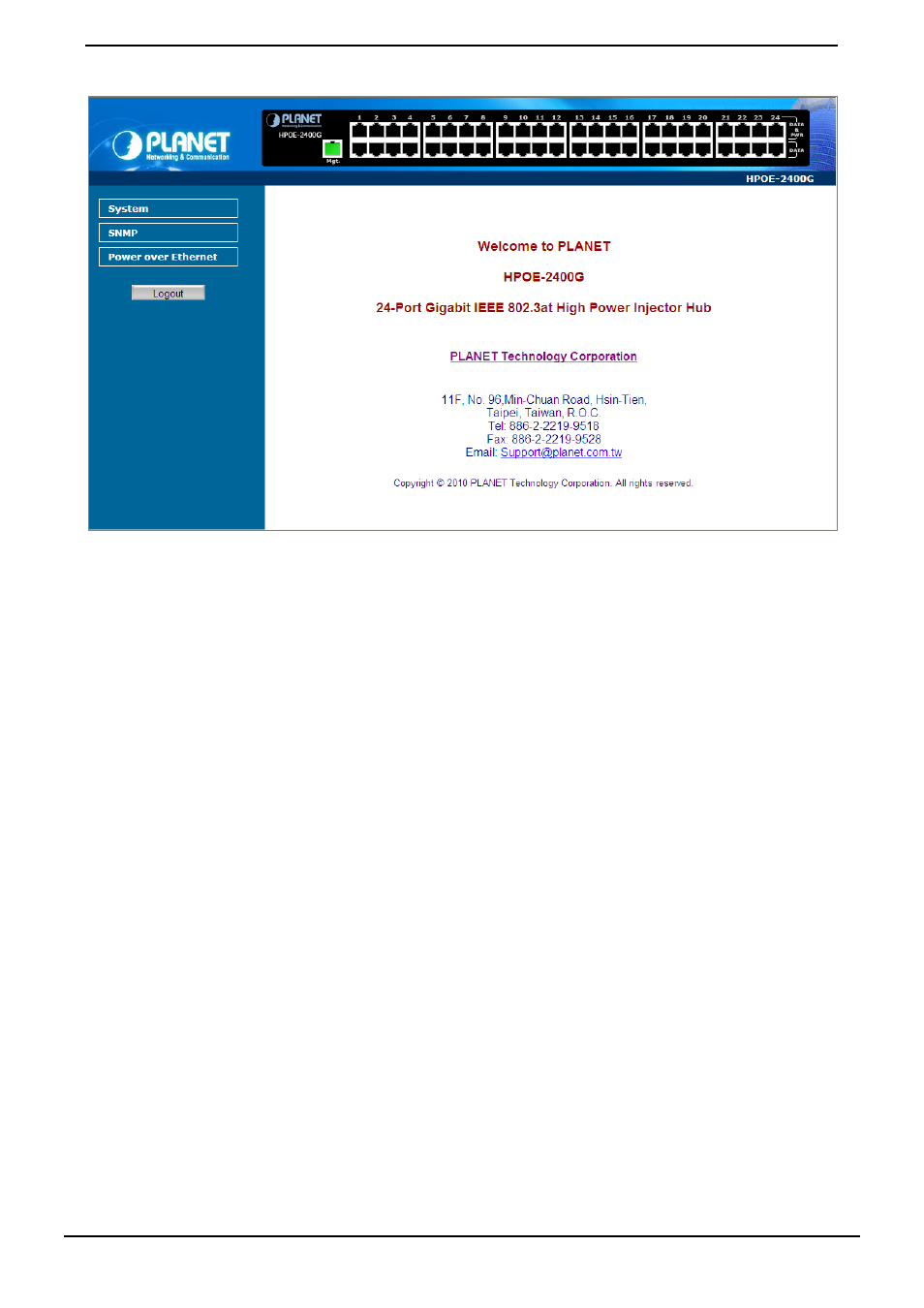 PLANET HPOE-1200G User Manual | Page 36 / 57