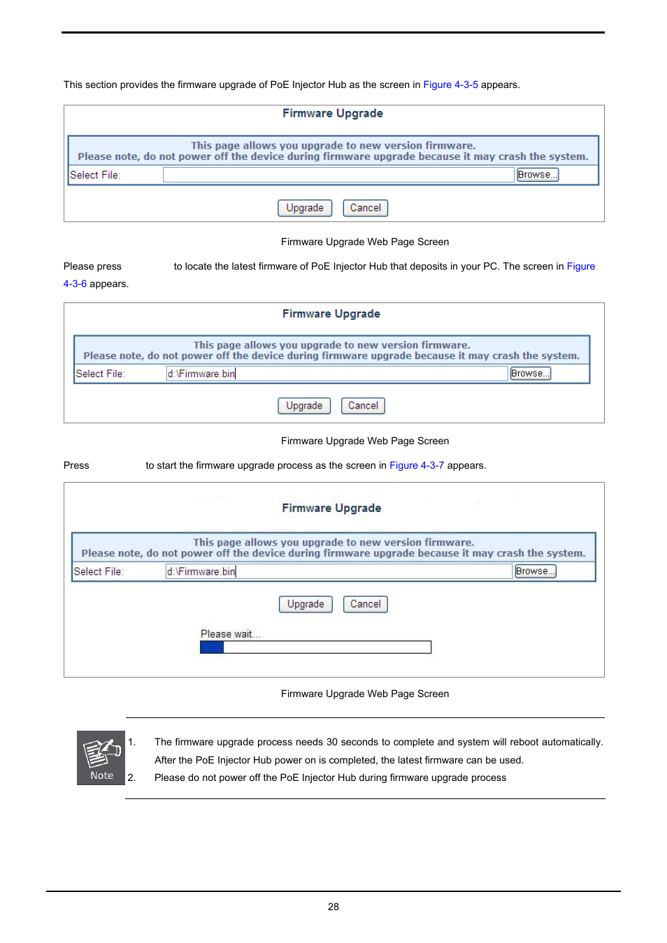 5 firmware upgrade | PLANET HPOE-1200G User Manual | Page 28 / 58