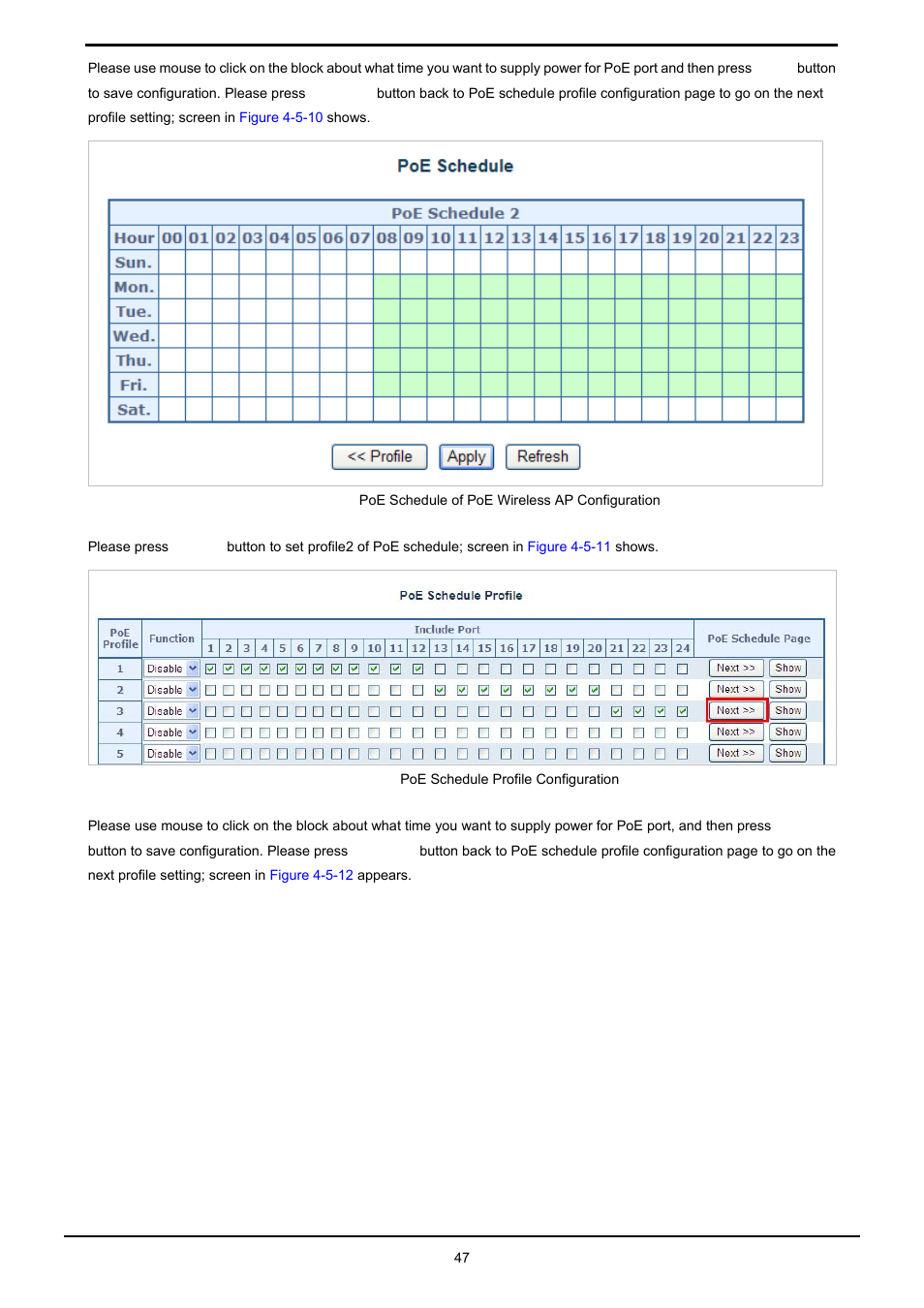 PLANET HPOE-1200G User Manual | Page 47 / 58