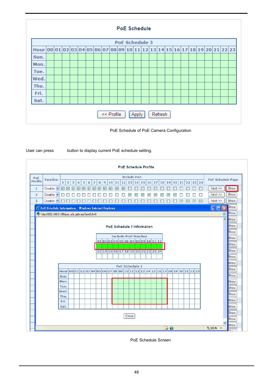PLANET HPOE-1200G User Manual | Page 48 / 58