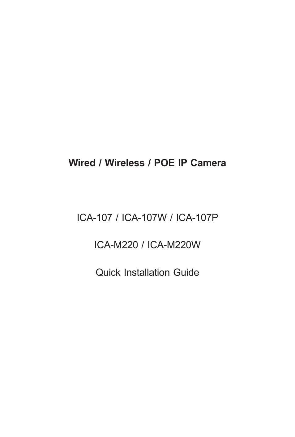 PLANET ICA-107P User Manual | 32 pages