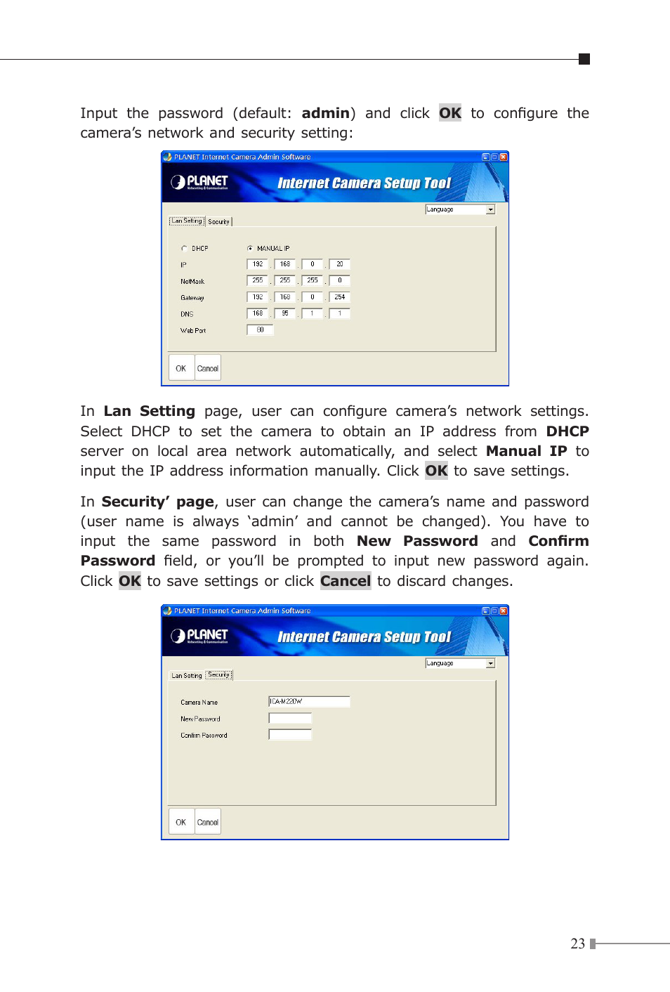 PLANET ICA-107P User Manual | Page 23 / 32