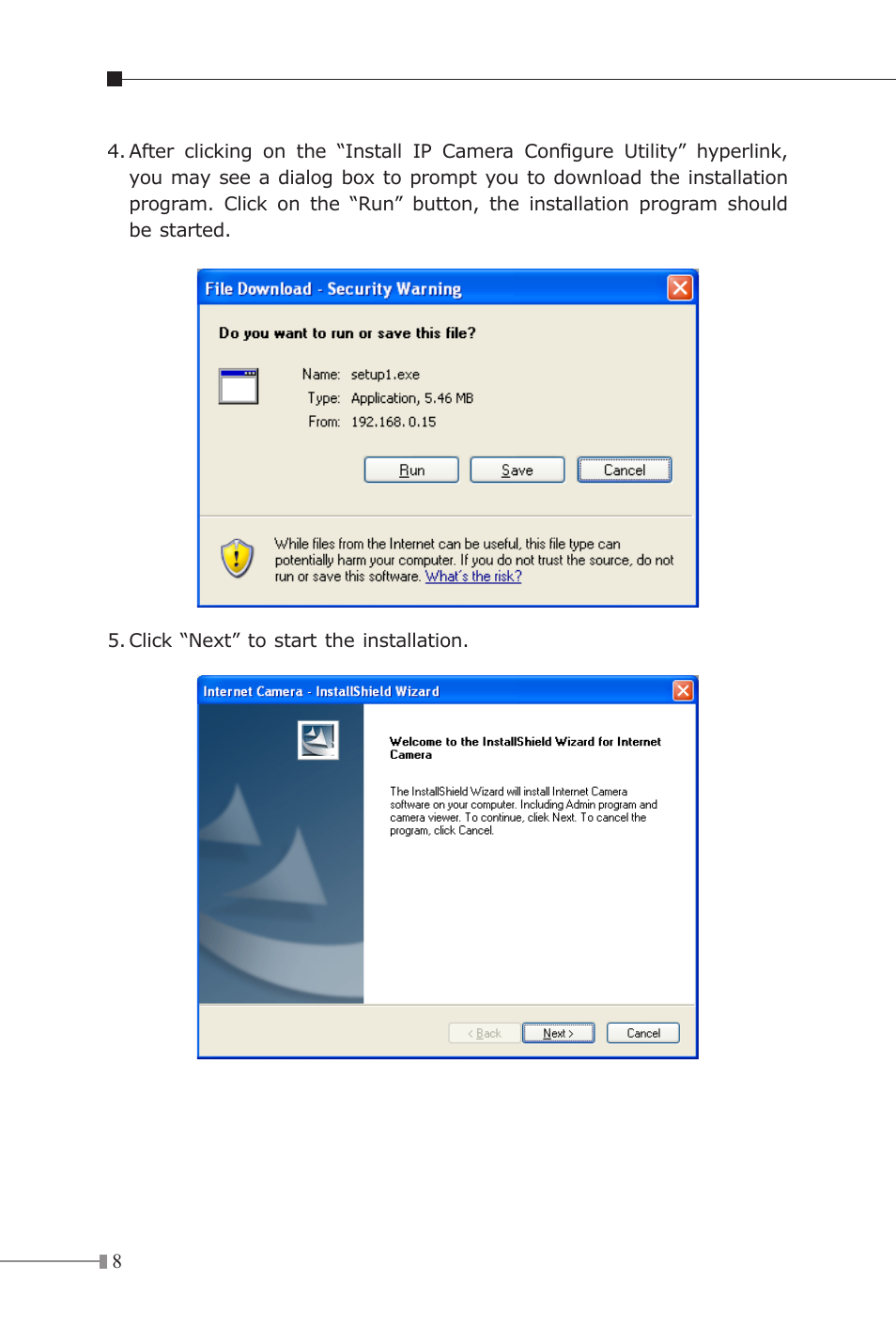 PLANET ICA-107P User Manual | Page 8 / 32