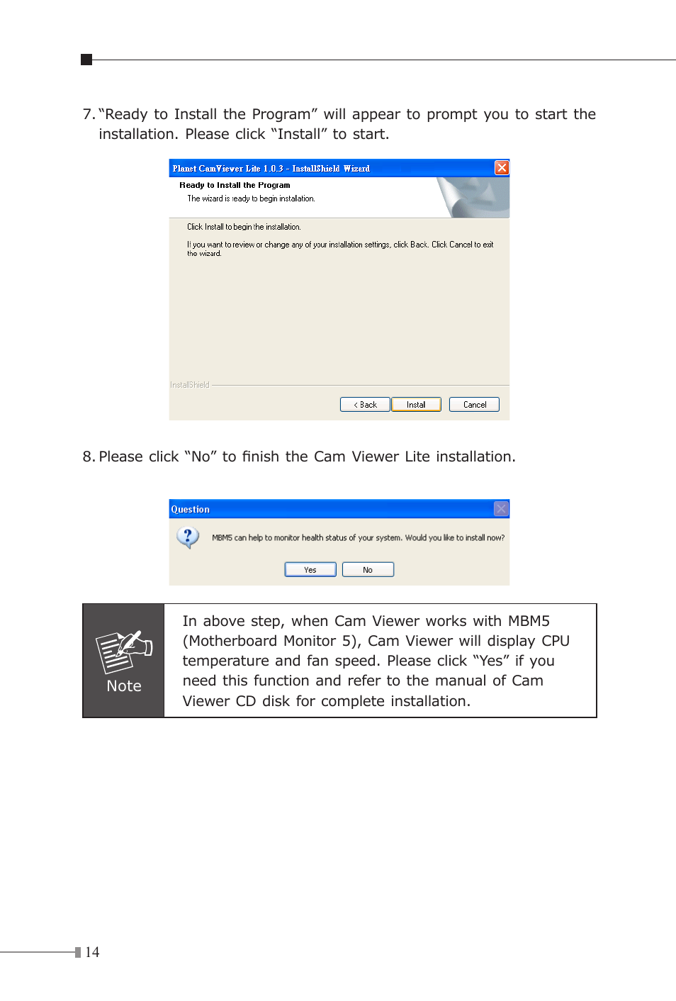 PLANET ICA-107P User Manual | Page 14 / 16