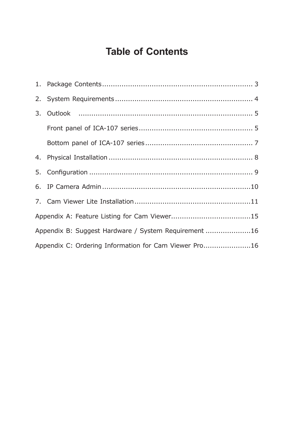 PLANET ICA-107P User Manual | Page 2 / 16