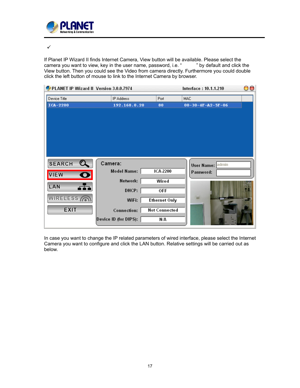 PLANET ICA-2200 User Manual | Page 23 / 95