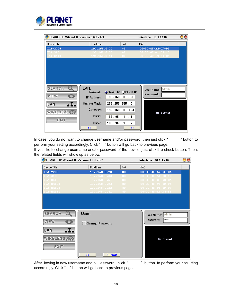PLANET ICA-2200 User Manual | Page 24 / 95