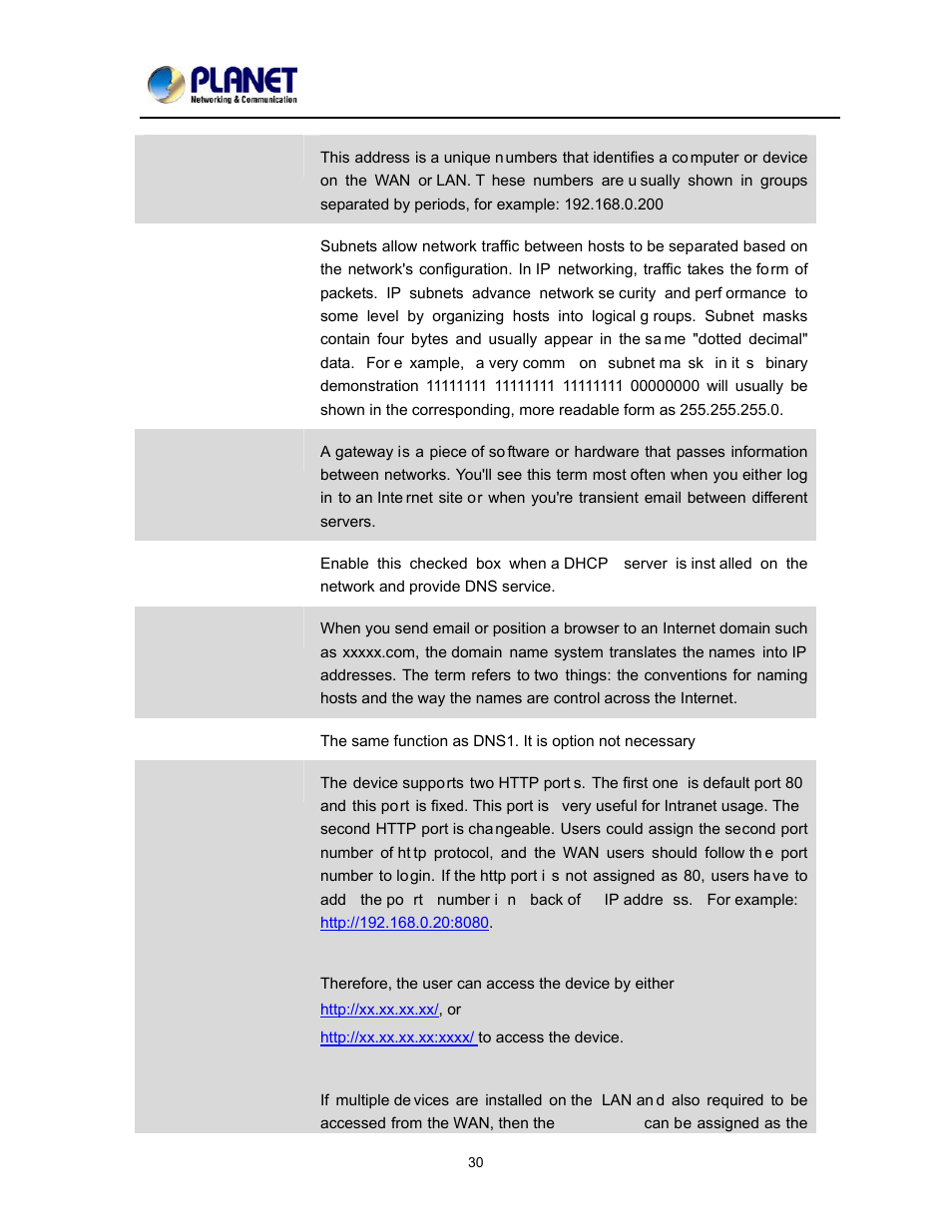 Ipv6 function, Https | PLANET ICA-2200 User Manual | Page 36 / 95