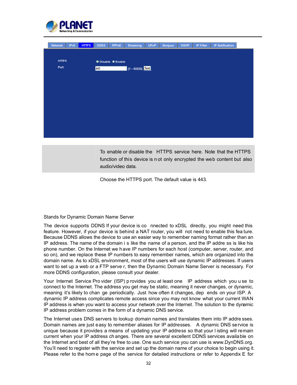 Ddns server | PLANET ICA-2200 User Manual | Page 38 / 95