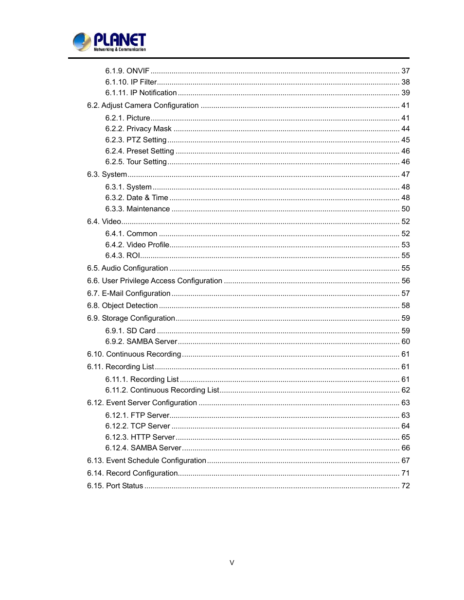 PLANET ICA-2200 User Manual | Page 5 / 95