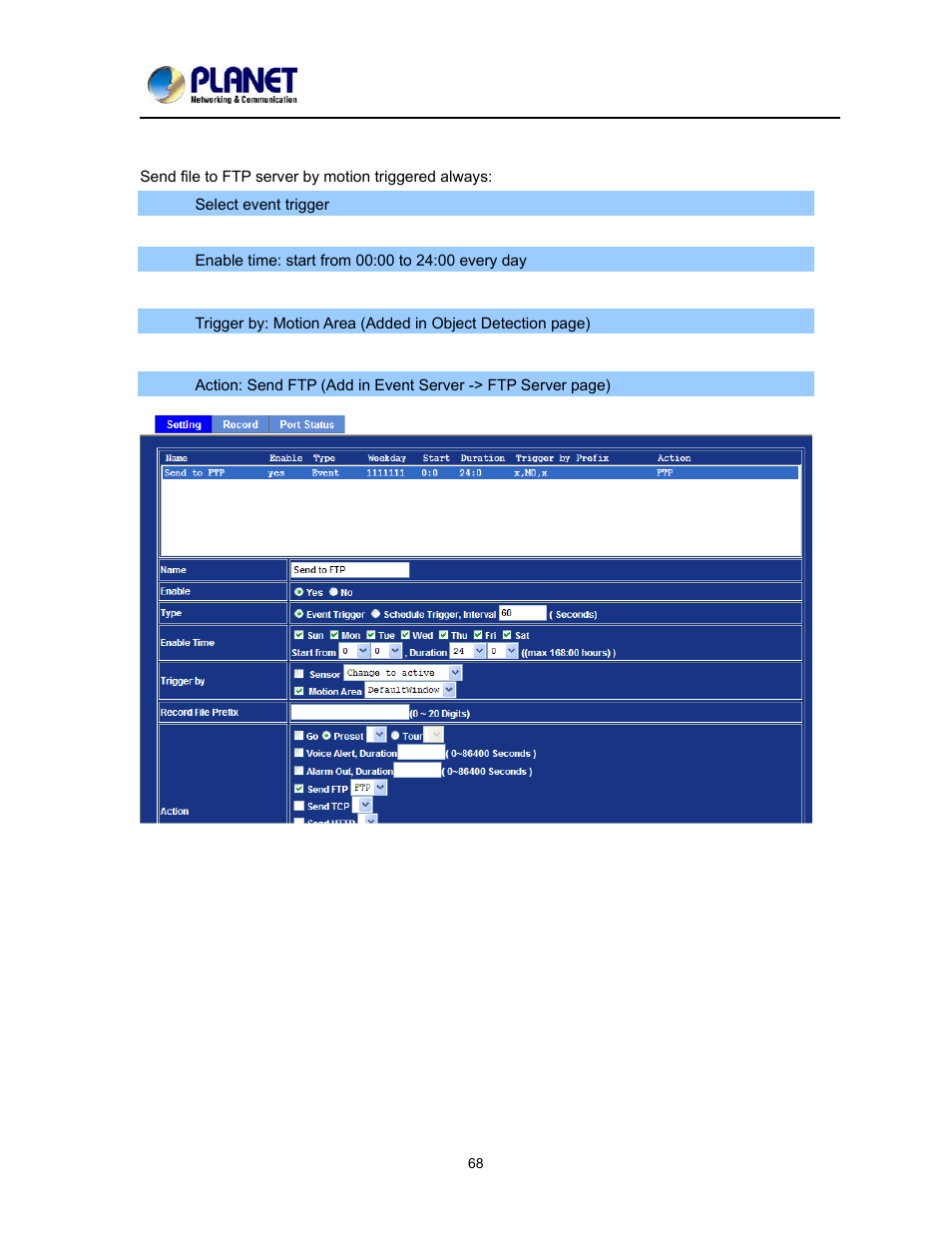 PLANET ICA-2200 User Manual | Page 74 / 95