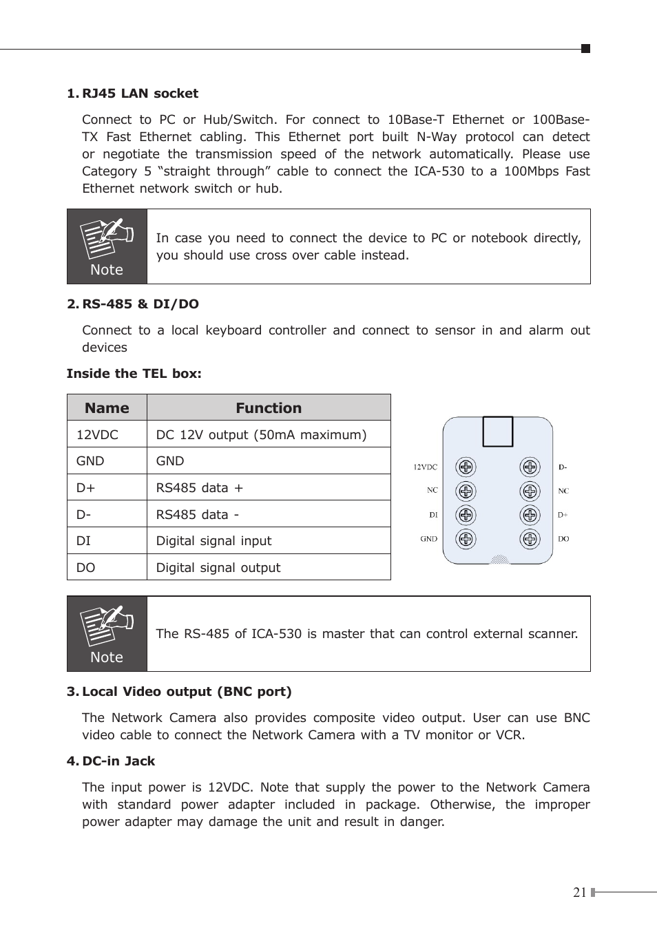 PLANET ICA-230 User Manual | Page 21 / 36