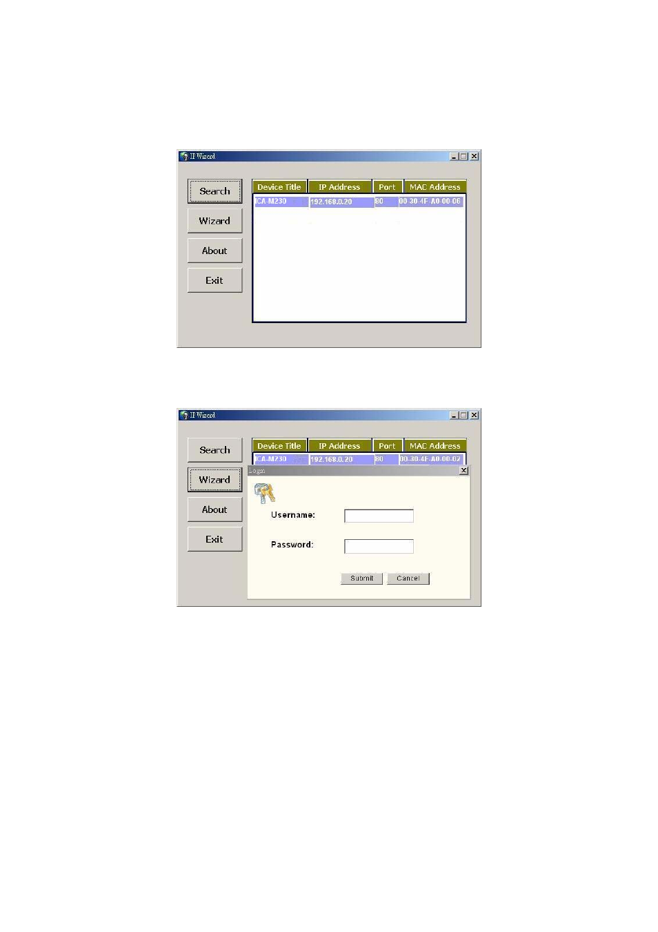 2 wizard function | PLANET ICA-230 User Manual | Page 12 / 20