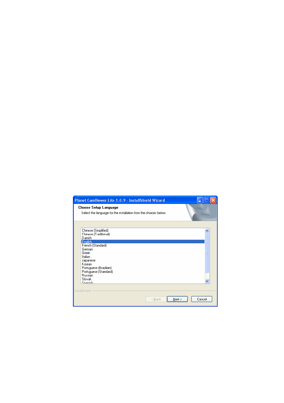 Chapter 5. cam viewer installation | PLANET ICA-230 User Manual | Page 14 / 20