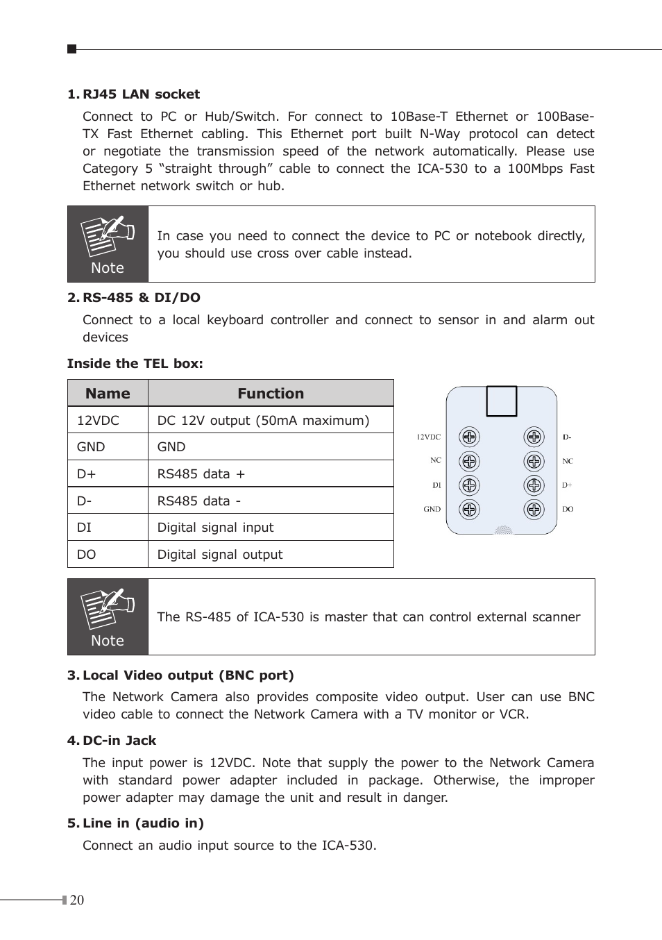 PLANET ICA-310 User Manual | Page 20 / 40