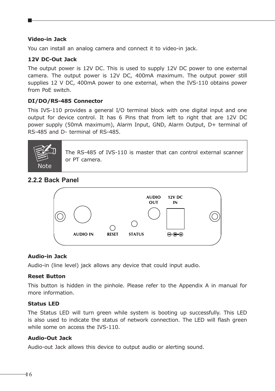 PLANET ICA-310 User Manual | Page 6 / 40