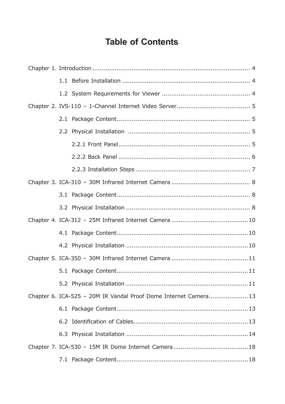 PLANET ICA-310 User Manual | Page 2 / 32