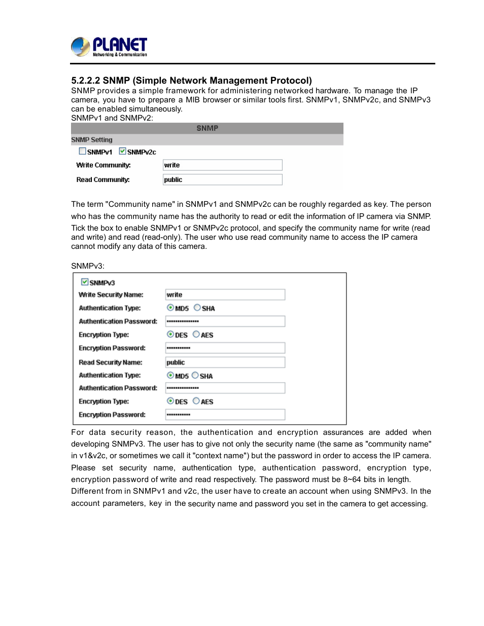 PLANET ICA-3250V User Manual | Page 38 / 80