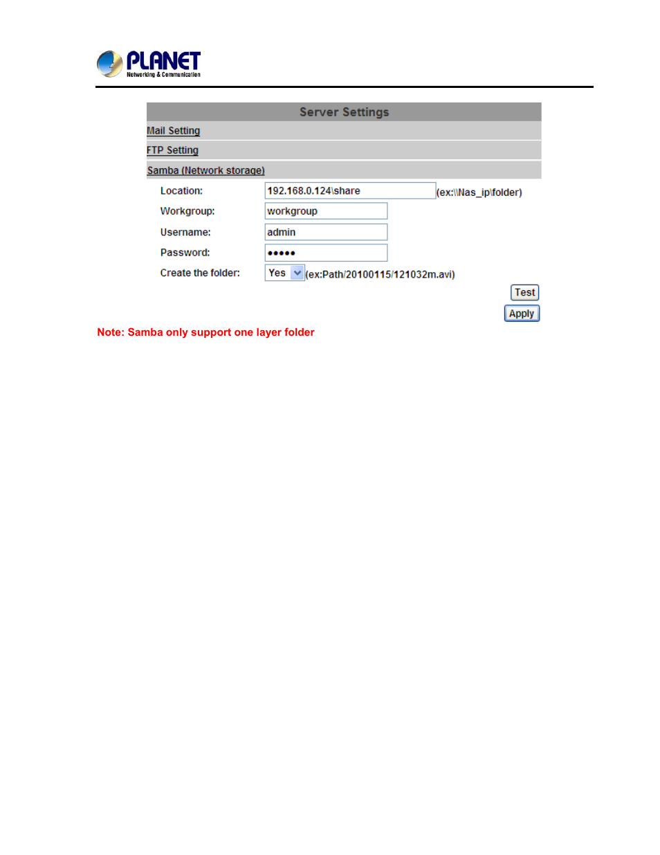 PLANET ICA-3250V User Manual | Page 54 / 80