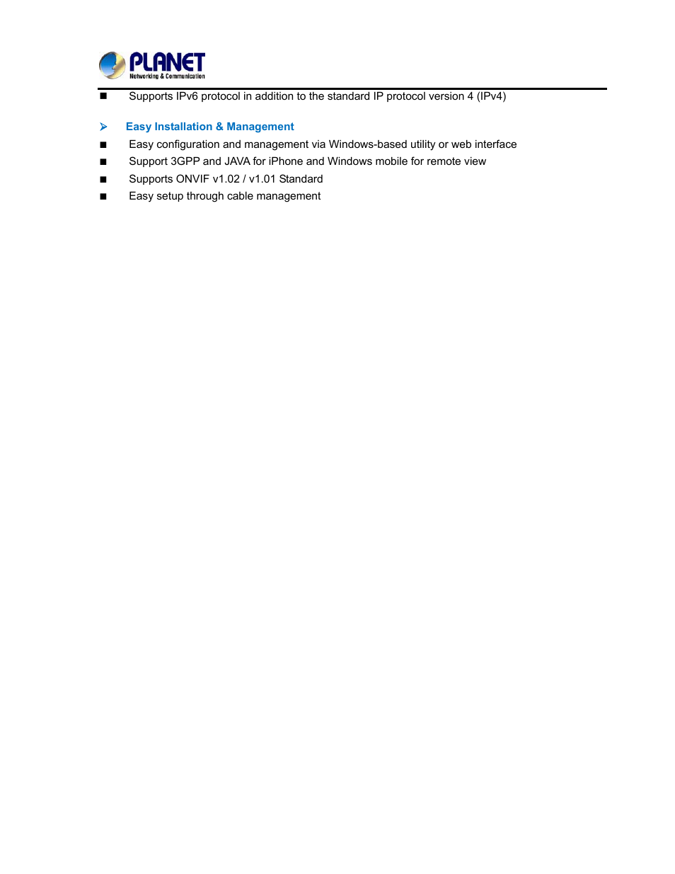 PLANET ICA-3250V User Manual | Page 7 / 80