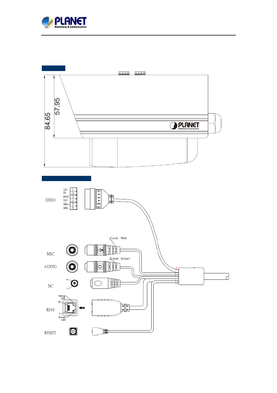 Chapter 2. hardware interface, 1 physical descriptions, Chapter 2 | Hardware interface | PLANET ICA-3260 User Manual | Page 12 / 88